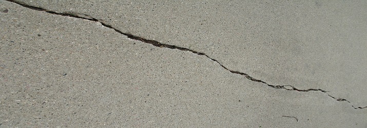 Road crack