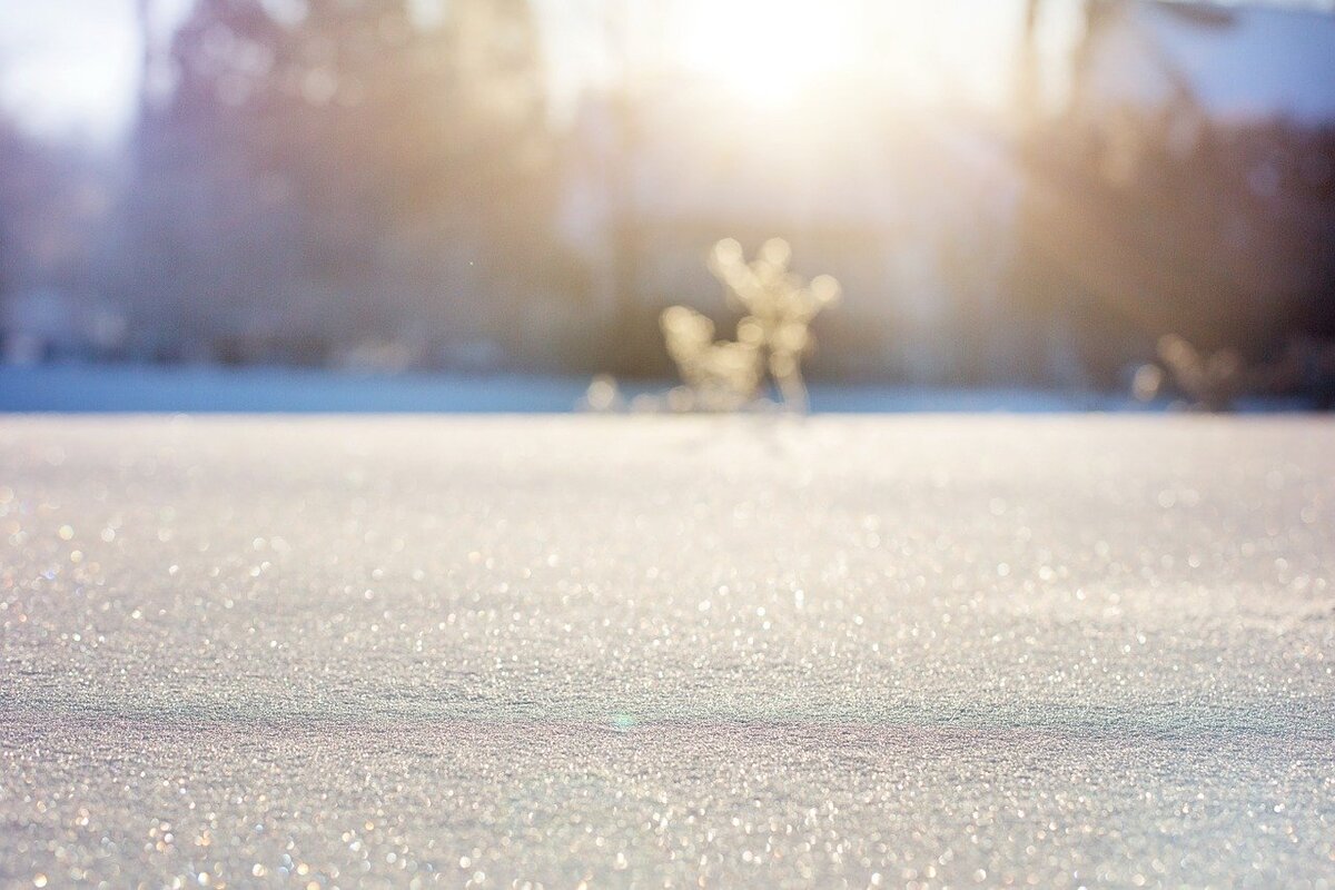 Salt on road