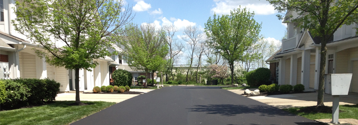 Paved street